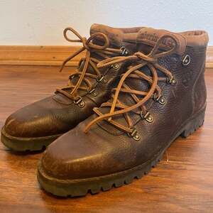 Vintage- Timberland Brown Lace Up Boots